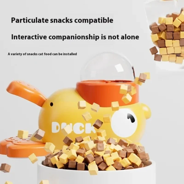 Dog Interactive Treat Dispenser Duck Toy, Food Puzzle Slow Feeder - Image 4
