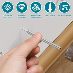 Double-Head Skirting Thread Seamless Nails (100 Pcs)