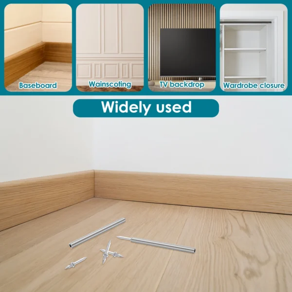 Double-Head Skirting Thread Seamless Nails (100 Pcs) - Image 8