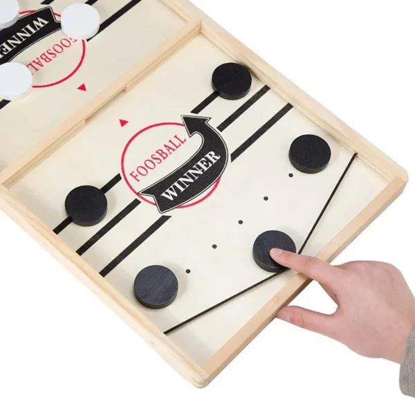 Fast Sling Puck Game – Foosball Winner, Table Hockey & Catapult Chess for Kids & Family Fun