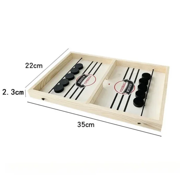 Fast Sling Puck Game – Foosball Winner, Table Hockey & Catapult Chess for Kids & Family Fun - Image 2