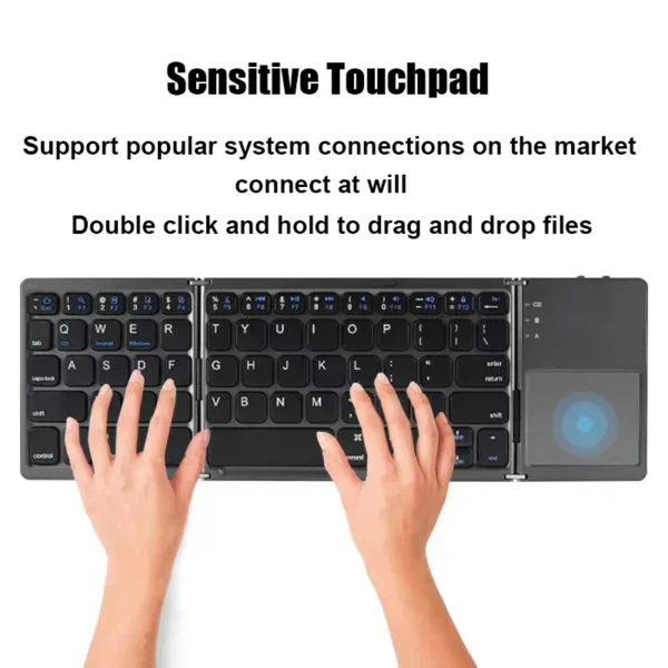 Folding Wireless Bluetooth Keyboard - Image 4