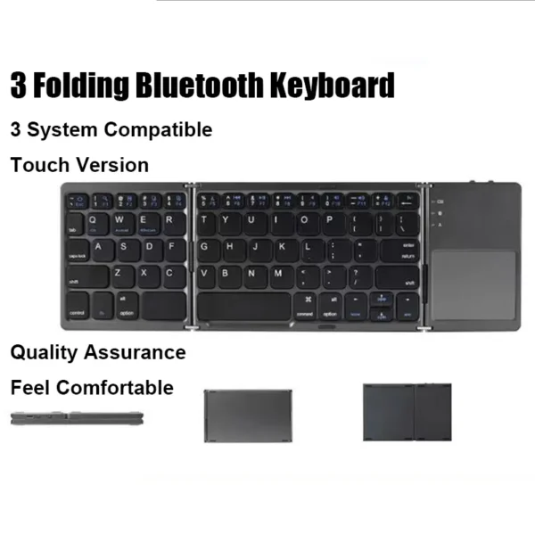 Folding Wireless Bluetooth Keyboard - Image 5