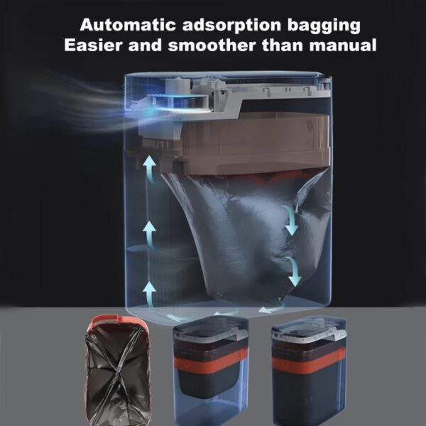 Gallon Smart Adsorption Trash Can - Image 3