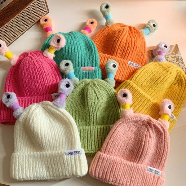 Glowing Little Monster Knit Hat - Image 5