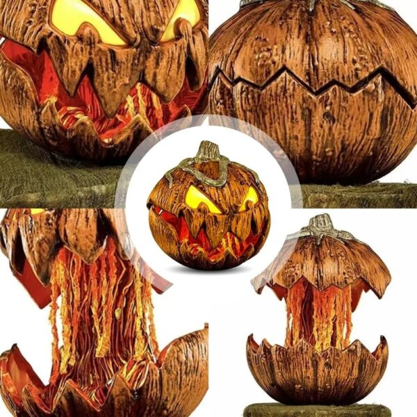 Halloween Scary Pumpkin With Lights - Image 2