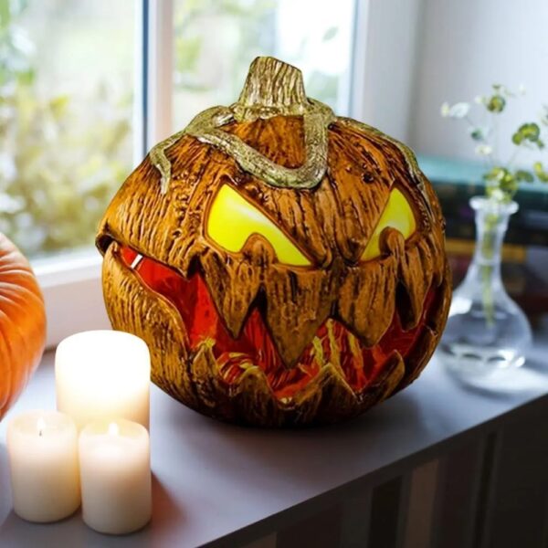 Halloween Scary Pumpkin With Lights - Image 5