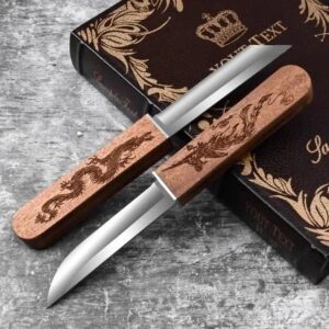 Handmade Portable 2 In 1 Dragon and Phoenix Double Blades