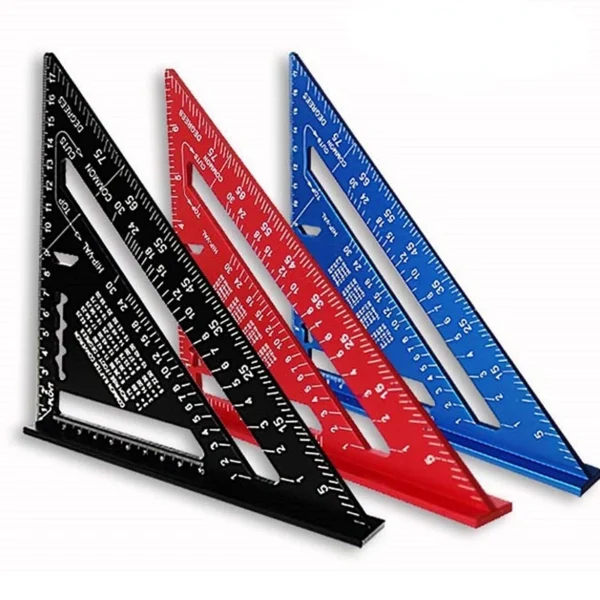 High Precision Aluminum Alloy Triangle Ruler - Image 2