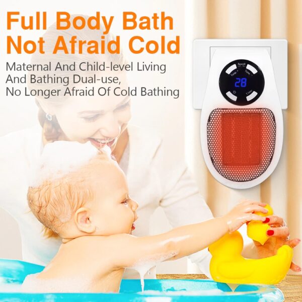 High Quality Portable Electric Ceramic Fan Heater - Image 2