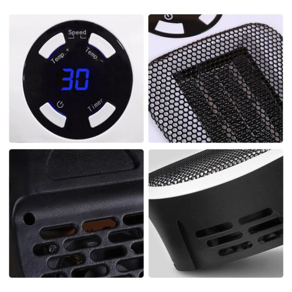 High Quality Portable Electric Ceramic Fan Heater - Image 4