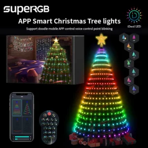 LED ANIMATED OUTDOOR CHRISTMAS TREE LIGH