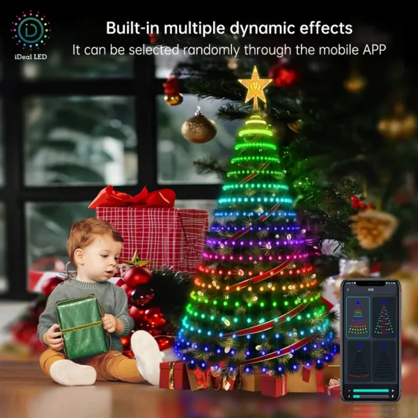 LED ANIMATED OUTDOOR CHRISTMAS TREE LIGH - Image 5