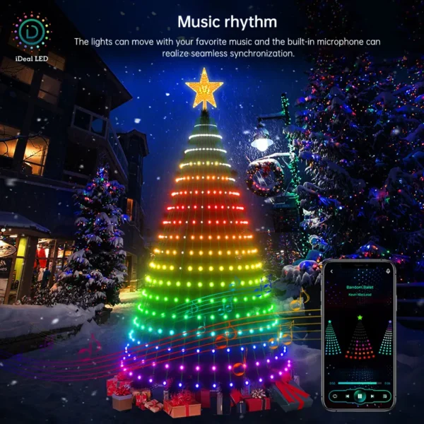 LED ANIMATED OUTDOOR CHRISTMAS TREE LIGH - Image 6