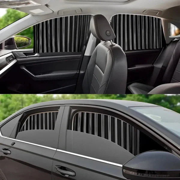 Magnetic Car Sunshade Window Curtain - Image 2
