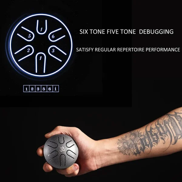 Mini Steel Tongue Sound Healing Drum Kit - Image 3