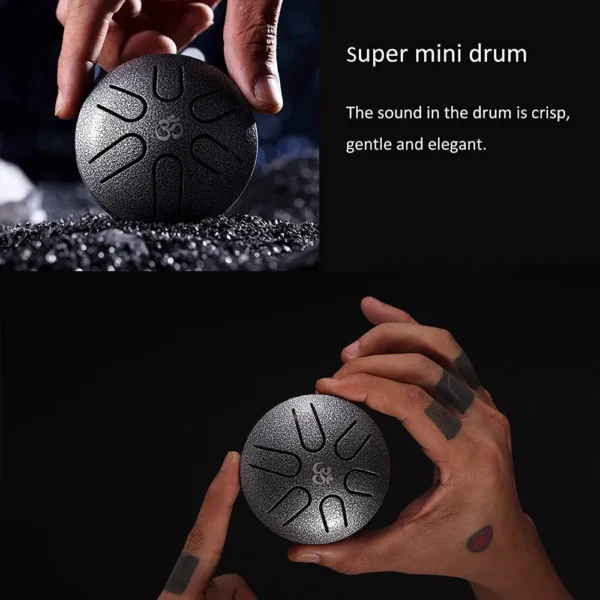 Mini Steel Tongue Sound Healing Drum Kit - Image 4