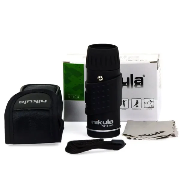 Mini Telescope 7X18 Mini Optics Night Vision Spotting Monocular - Image 2