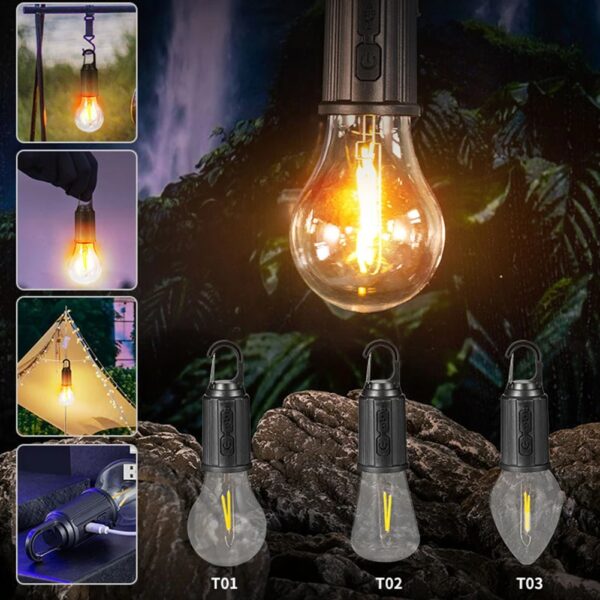 Outdoor Retro Light Bulb-2PCS - Image 2