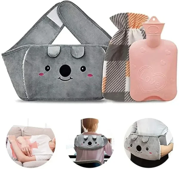 Plush Refillable Hot Water Bottle Belts - Image 3