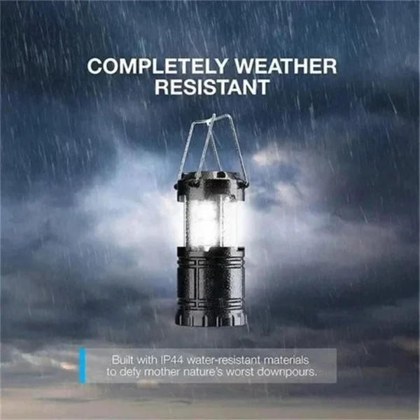Portable Camping Lantern with Fan – Solar Powered, LED Light, Rechargeable & Hanging Tent Lamp - Image 4