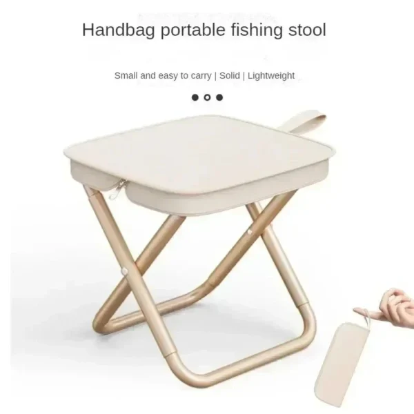 Portable Folding Camping Chair – Ultralight Travel & Fishing Stool, Outdoor Picnic Essential - Image 3