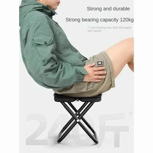 Portable Folding Camping Chair – Ultralight Travel & Fishing Stool, Outdoor Picnic Essential - Image 6