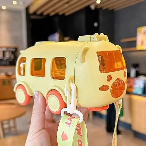 Portable Water Cup in Bus Shape with Strap - Image 5