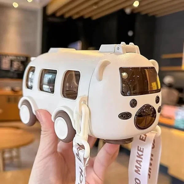 Portable Water Cup in Bus Shape with Strap - Image 7