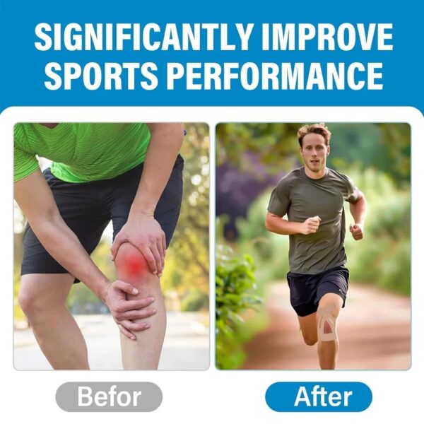 Precut Kinesiology Tape For Knees - Image 5