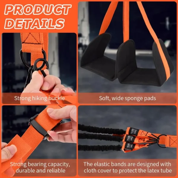 Pull-Up Assistance Bands Set – Resistance Straps for Chin-Ups, Hanging Training & Full-Body Stretching - Image 2