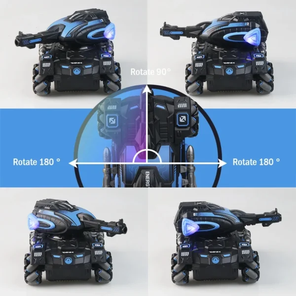 RC Spray Stunt Car Water Polo Tank - Image 2