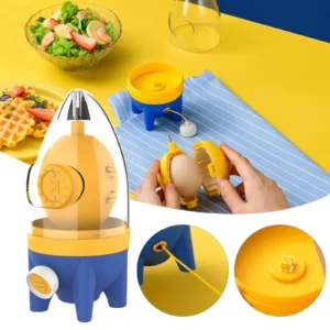 Rocket Shaped Egg White Yolk Mixer