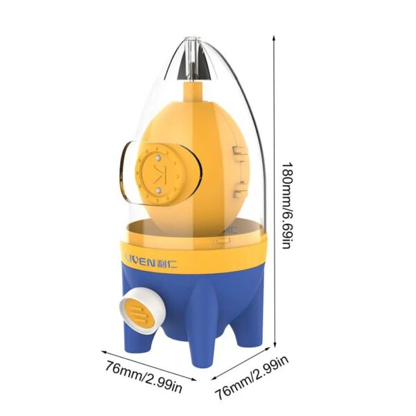 Rocket Shaped Egg White Yolk Mixer - Image 5