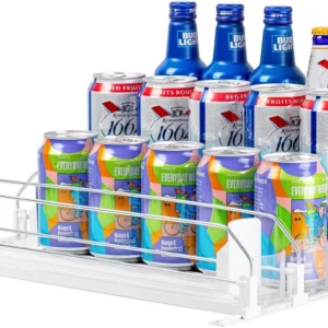 Self-Pushing Soda Can Dispenser