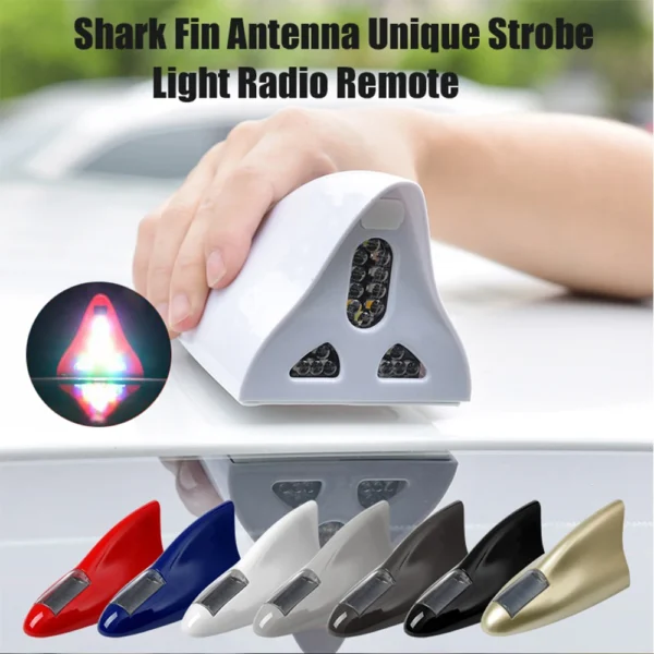Shark Fin Warning Light Car Antenna - Image 2