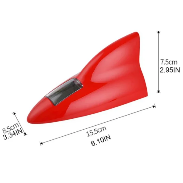 Shark Fin Warning Light Car Antenna - Image 4