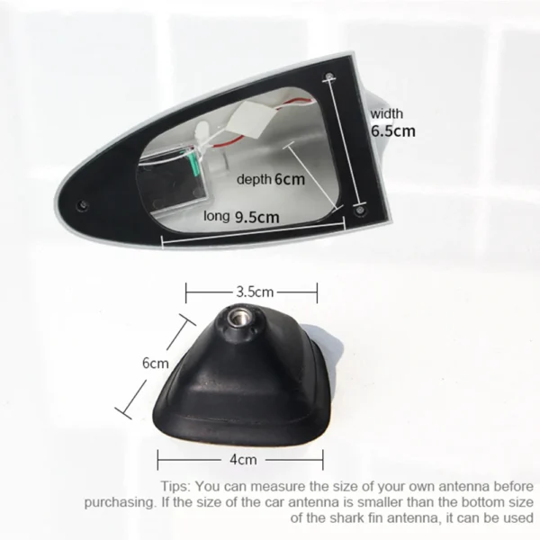Shark Fin Warning Light Car Antenna - Image 5