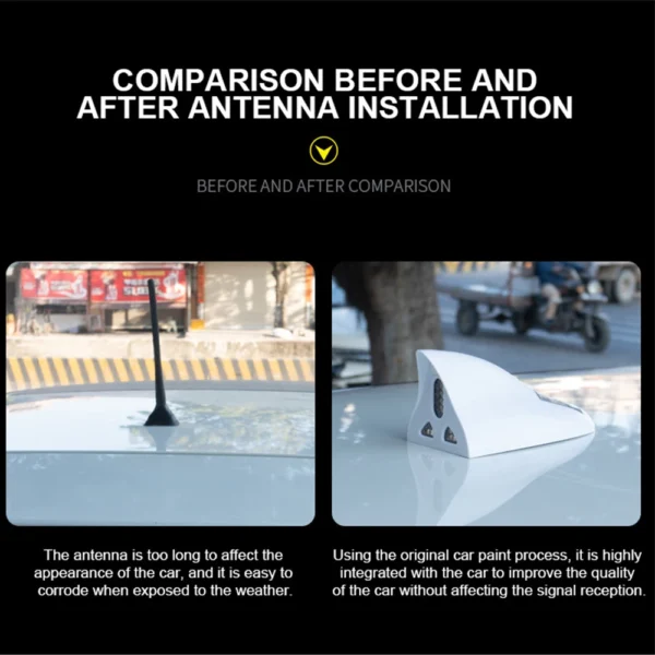 Shark Fin Warning Light Car Antenna - Image 6