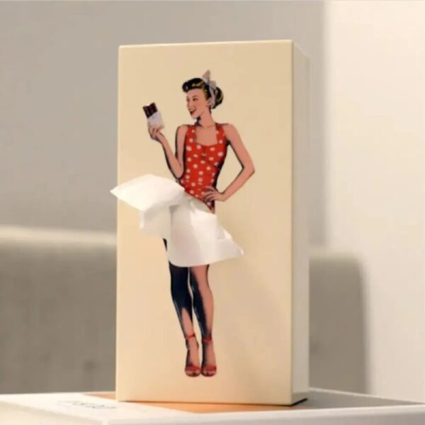 Skirt Girl Tissue Box Cover - Image 4