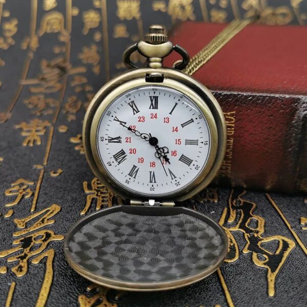 To My Son Quartz Pocket Chain Watch - Image 2