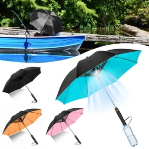3-in-1 Cooling Umbrella – Portable Fan, Misting Spray & UV Protection
