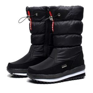 WATERPROOF FAUX FUR NON-SLIP WOMEN'S SNOW BOOTS