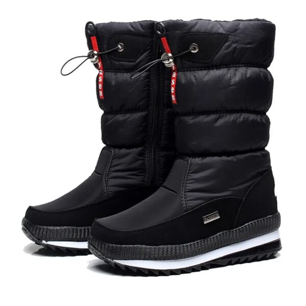 WATERPROOF FAUX FUR NON-SLIP WOMEN'S SNOW BOOTS