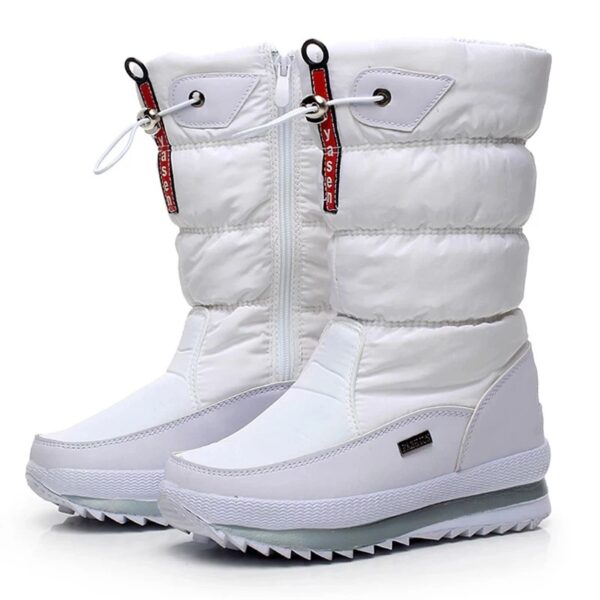 WATERPROOF FAUX FUR NON-SLIP WOMEN'S SNOW BOOTS - Image 4