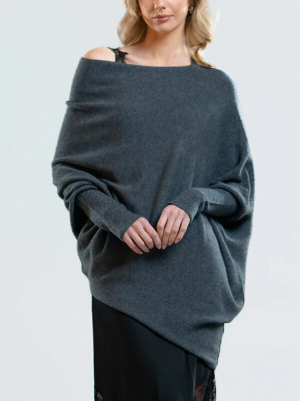 Asymmetric Draped Jumper - Image 2