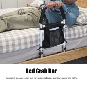 Bed Assist Rail – Safety Guard with Storage Pocket