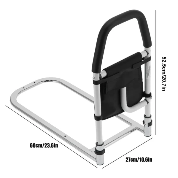 Bed Assist Rail – Safety Guard with Storage Pocket - Image 5