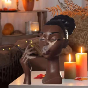 Black Woman Incense Burner