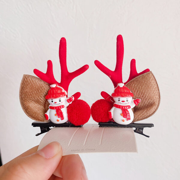 Christmas Girl's Antlers Hairpin - Image 4